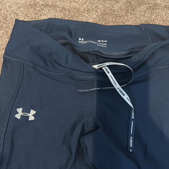 Women’s large running legging with zippers under Armour blue - Picture 2 of 4